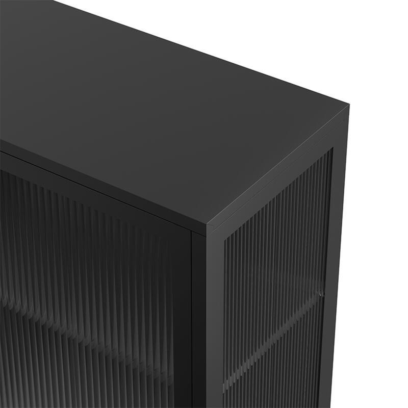 Büfett aus Metall, 3 Türen, 140 cm (6/8)