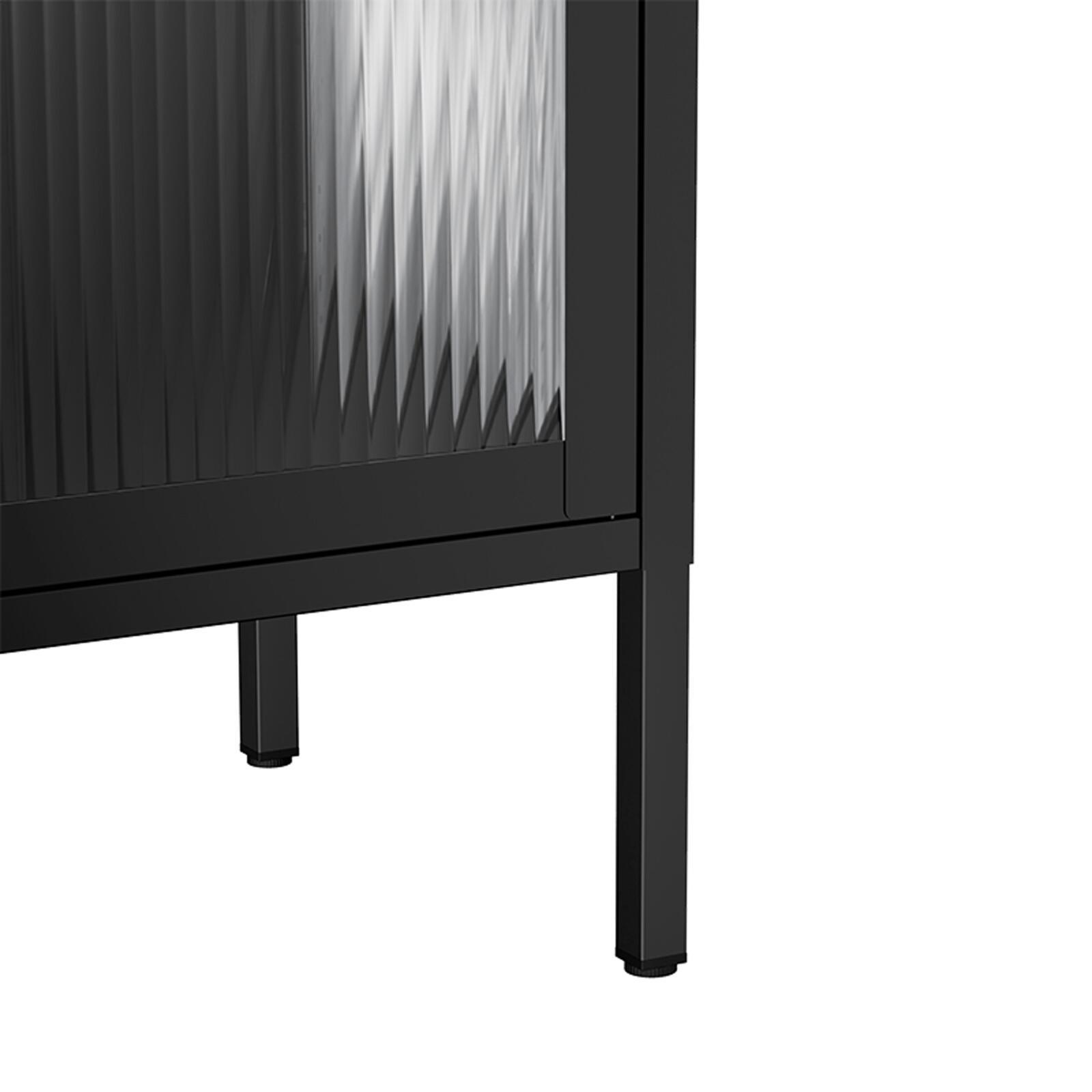 Büfett aus Metall, 3 Türen, 140 cm