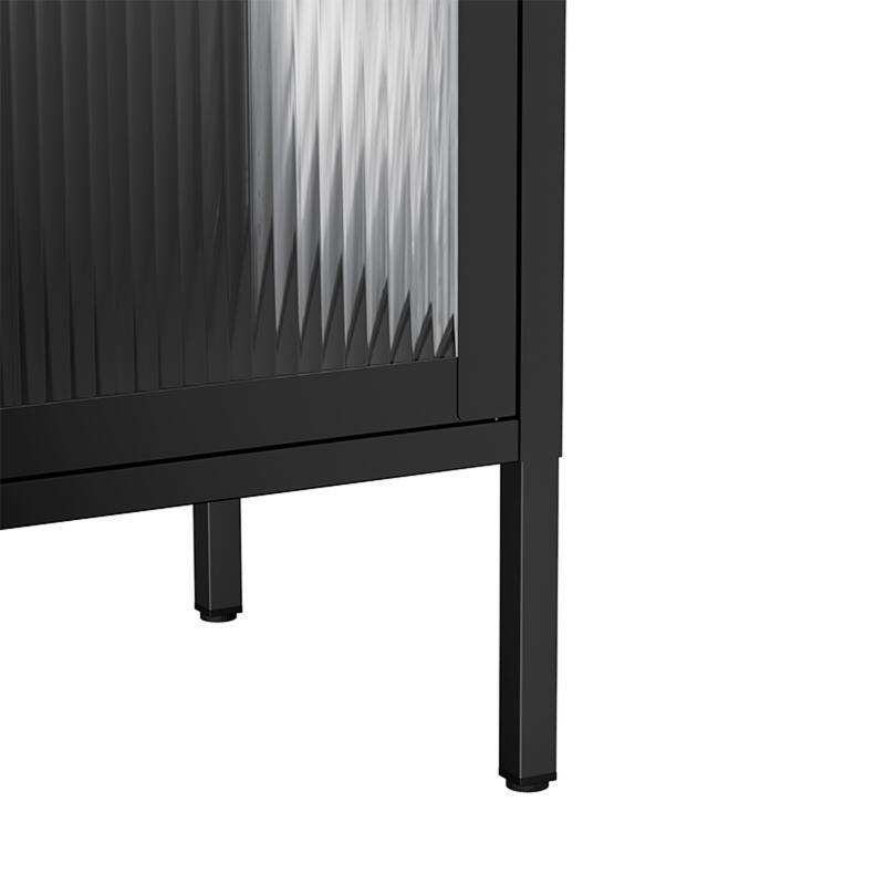 Büfett aus Metall, 3 Türen, 140 cm