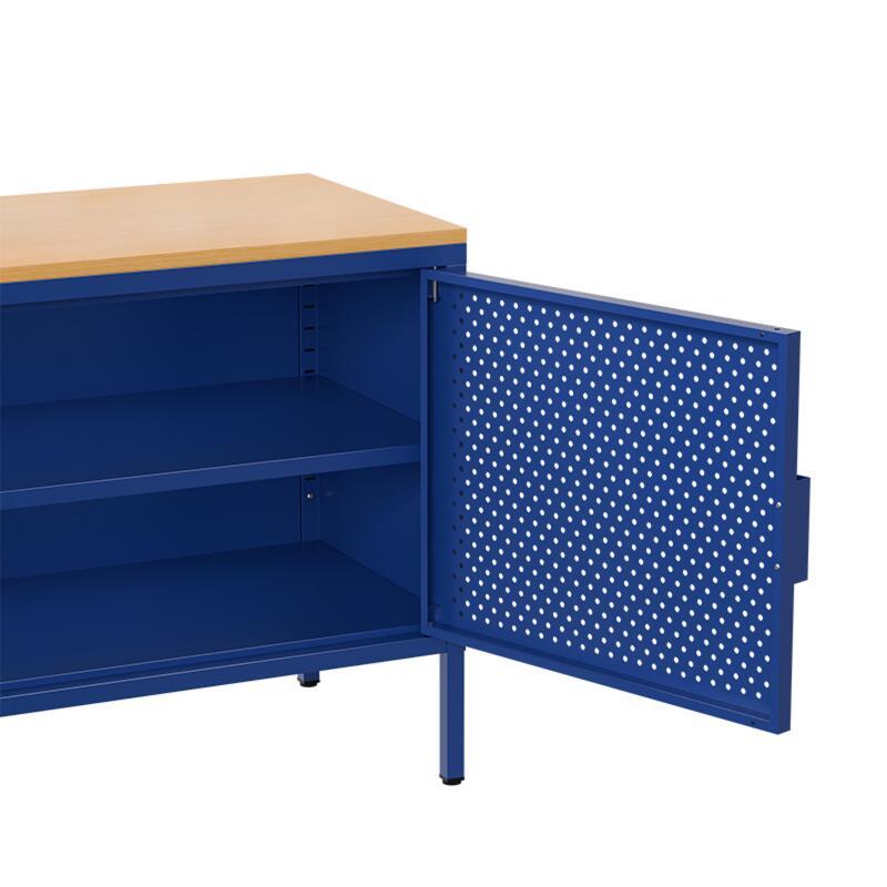 Büfett aus Metall, 2 Türen, 100 cm (5/8)