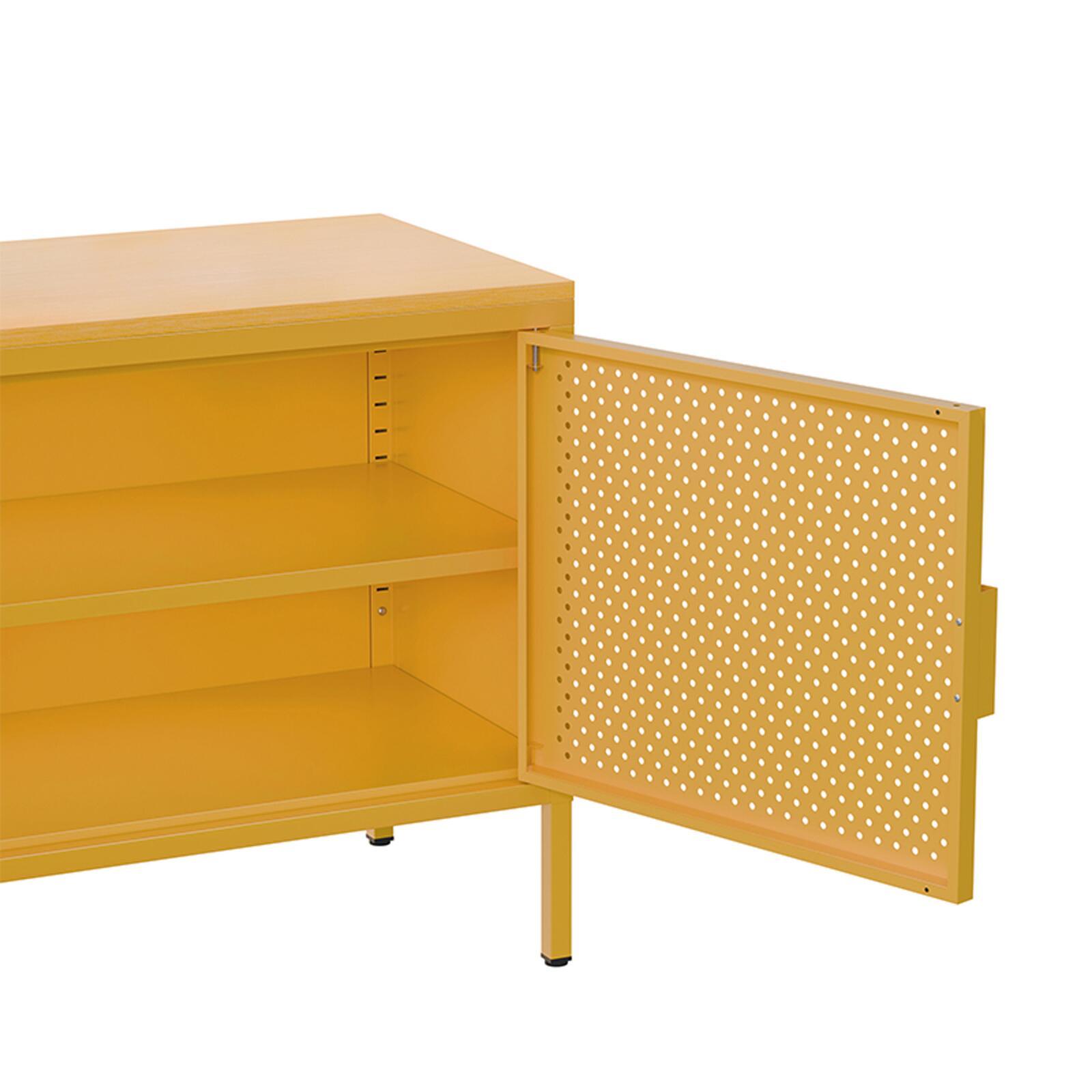 Büfett aus Metall, 2 Türen, 100 cm