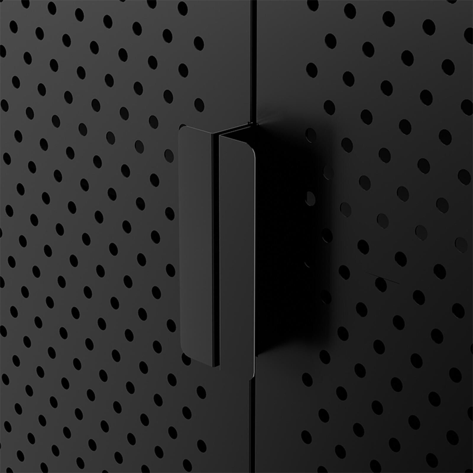 Büfett aus Metall, 2 Türen, 100 cm