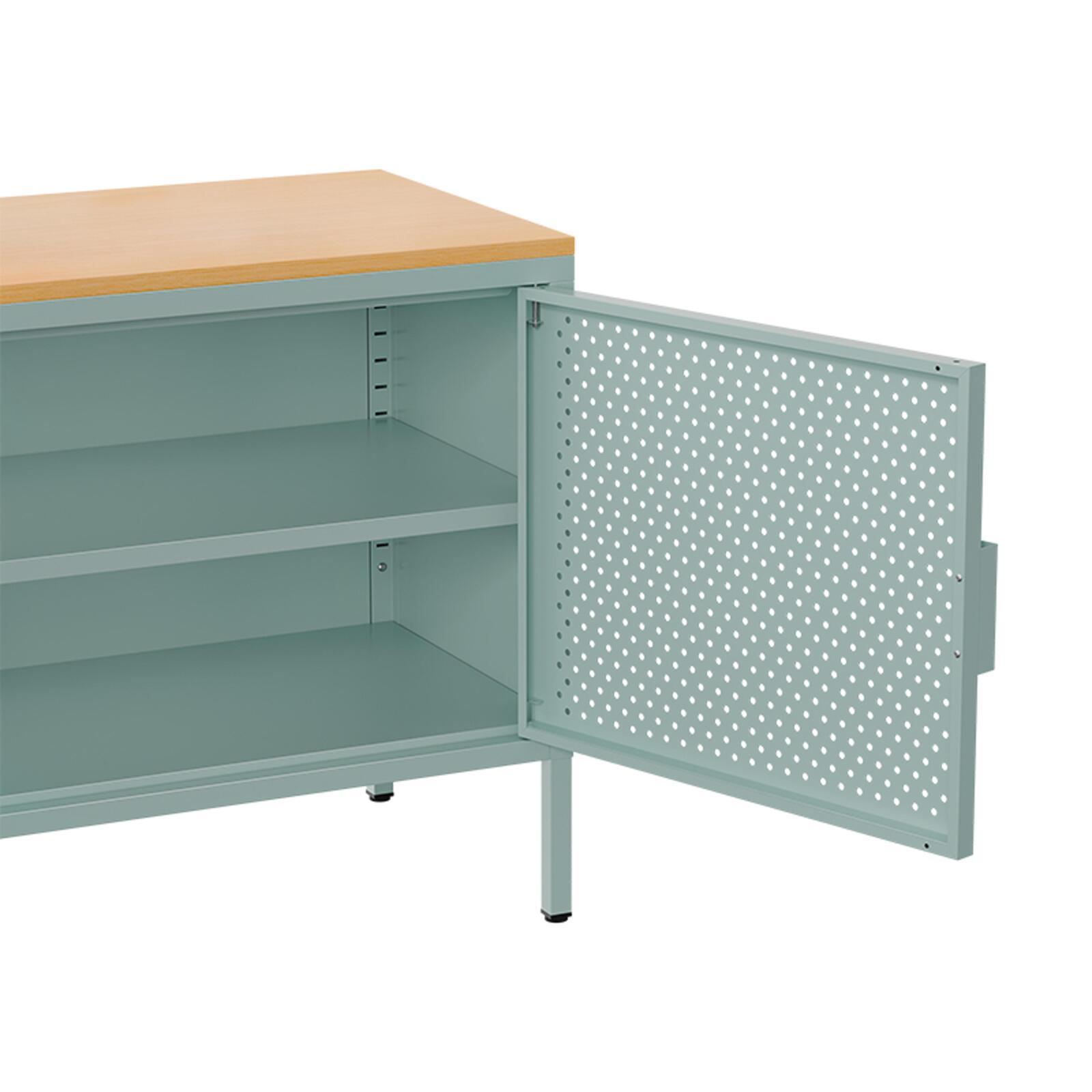 Büfett aus Metall, 2 Türen, 100 cm