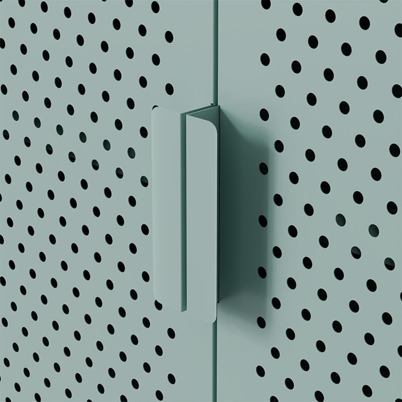 Büfett aus Metall, 2 Türen, 100 cm