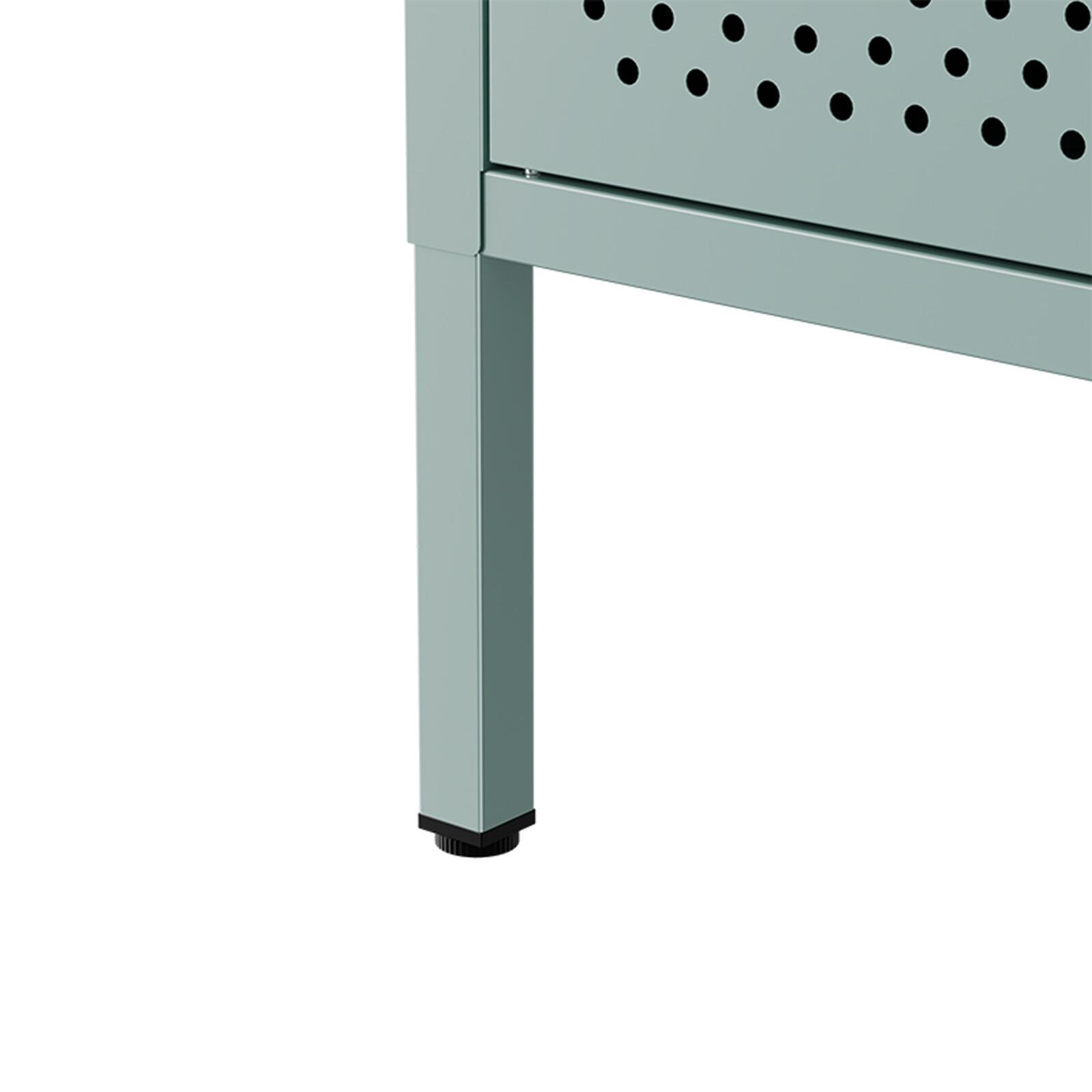 Büfett aus Metall, 2 Türen, 100 cm