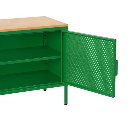 Büfett aus Metall, 2 Türen, 100 cm (5/9)