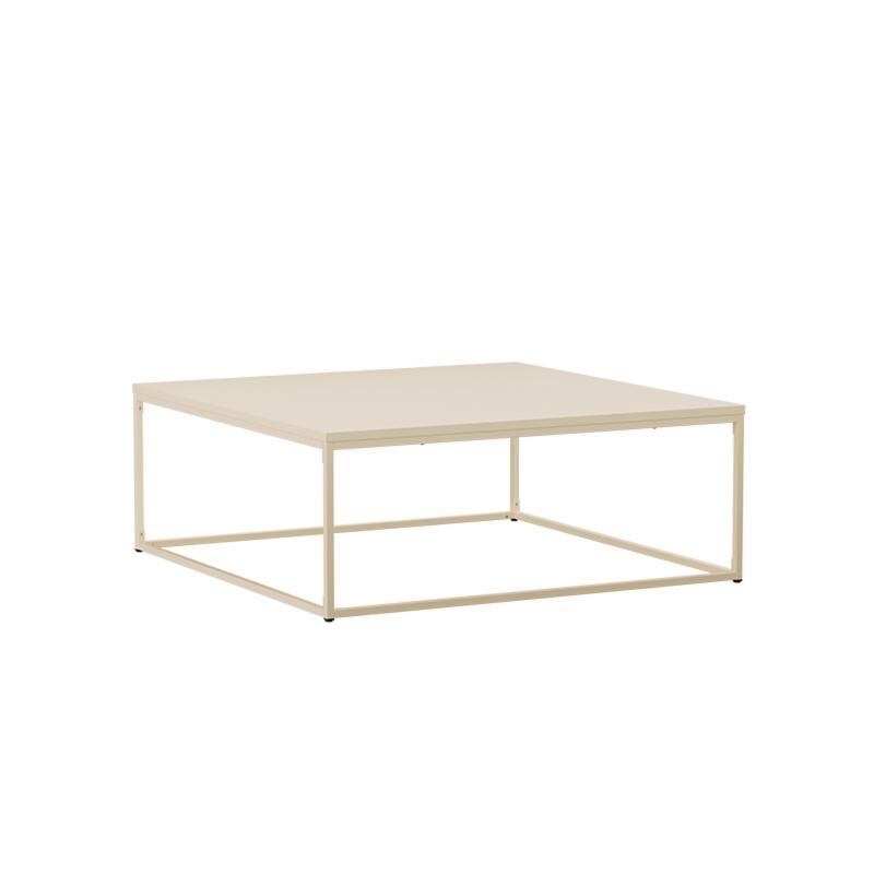 Couchtisch quadratisch, aus Metall, 120x40 cm