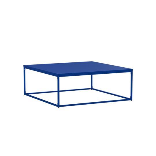 Couchtisch quadratisch, aus Metall, 120x40 cm