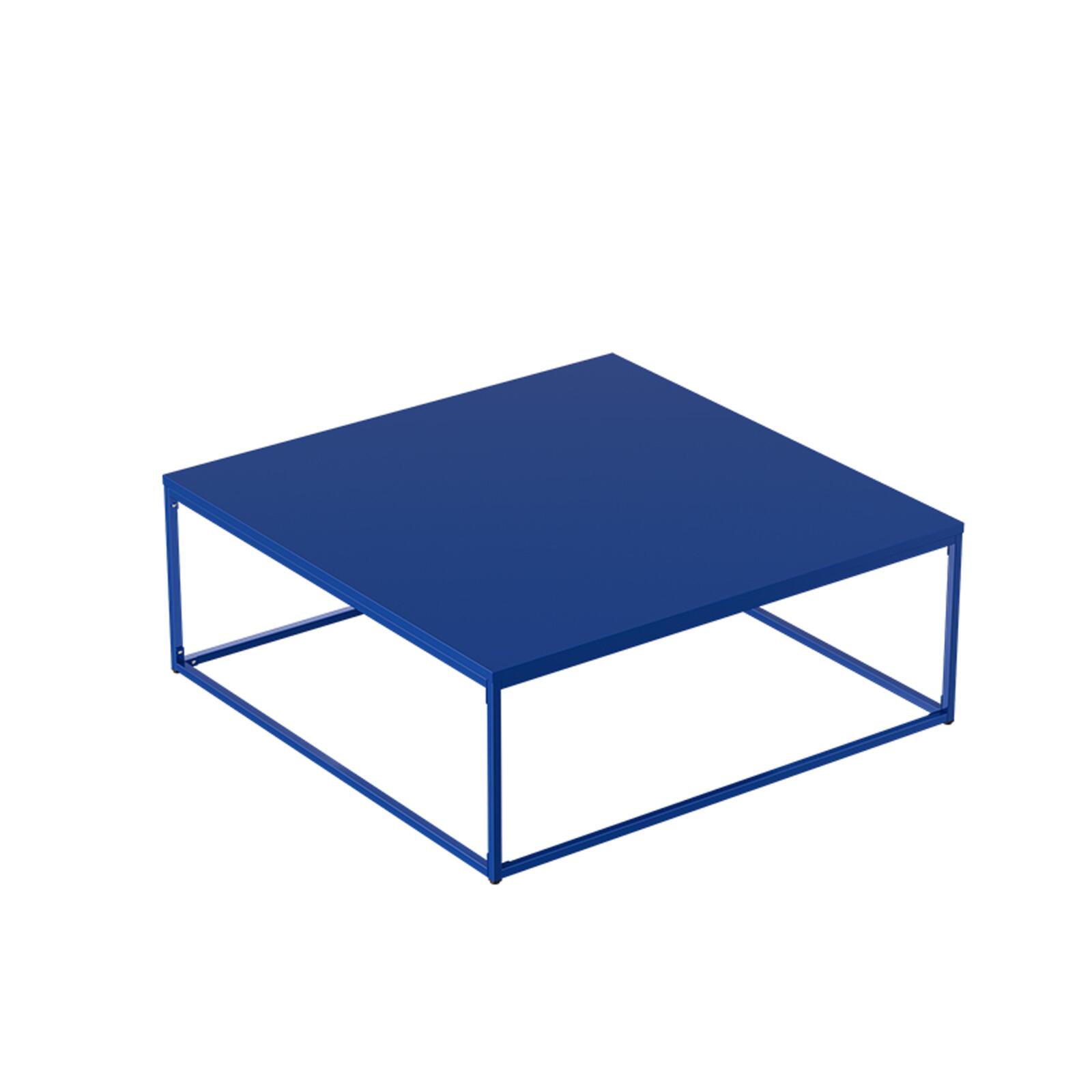 Couchtisch quadratisch, aus Metall, 120x40 cm