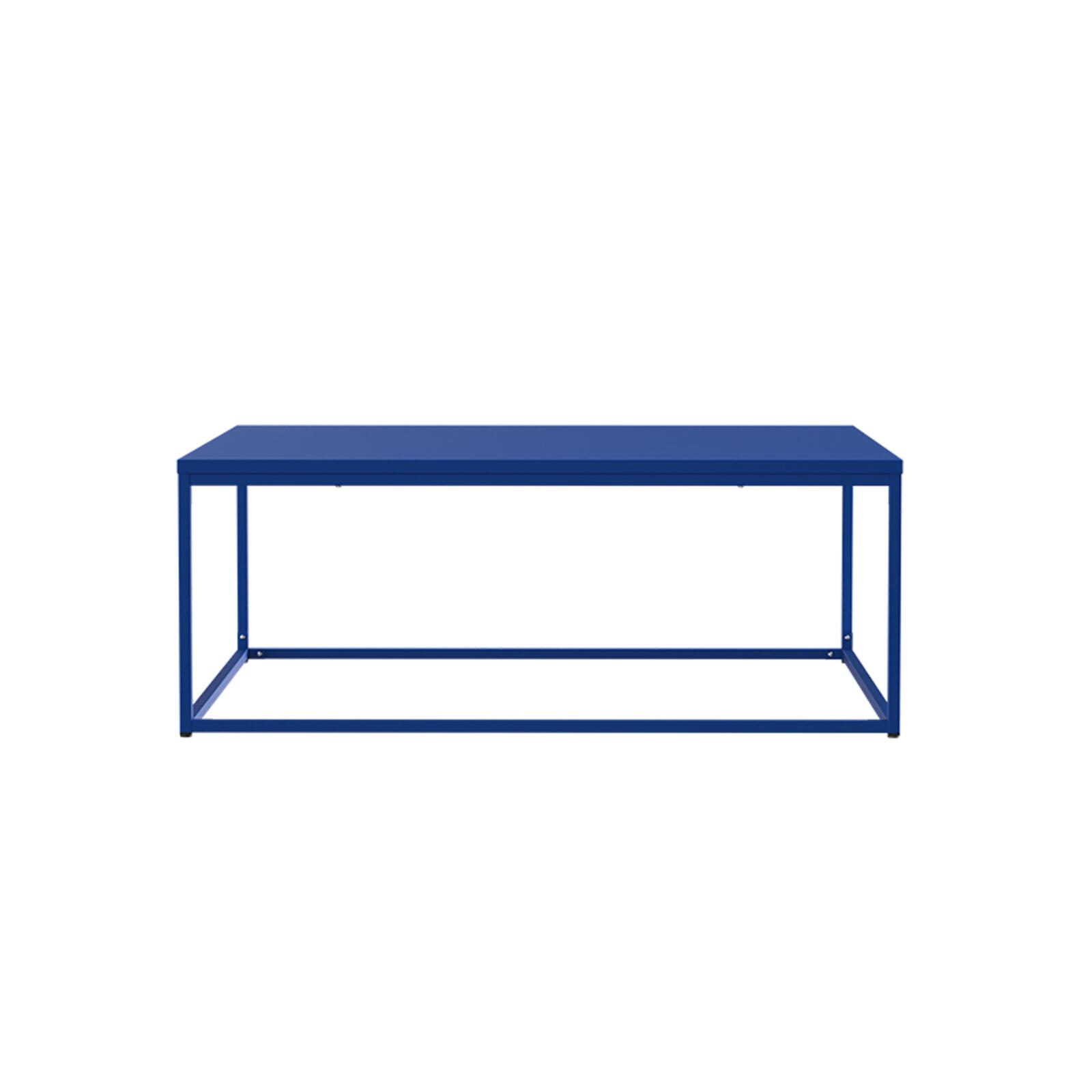 Couchtisch quadratisch, aus Metall, 120x40 cm