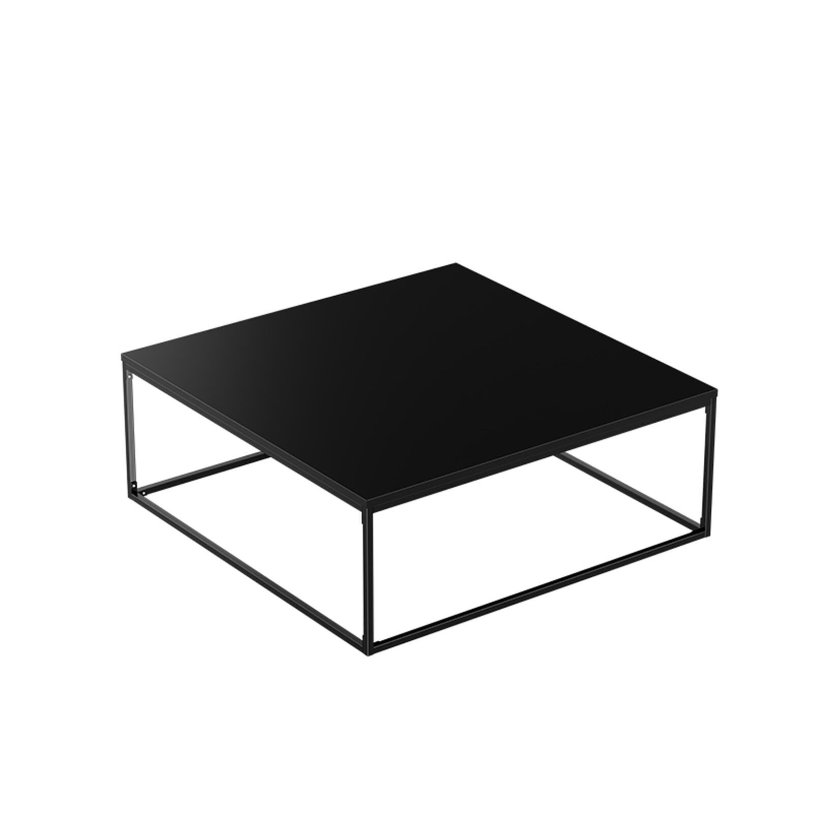 Couchtisch quadratisch, aus Metall, 120x40 cm