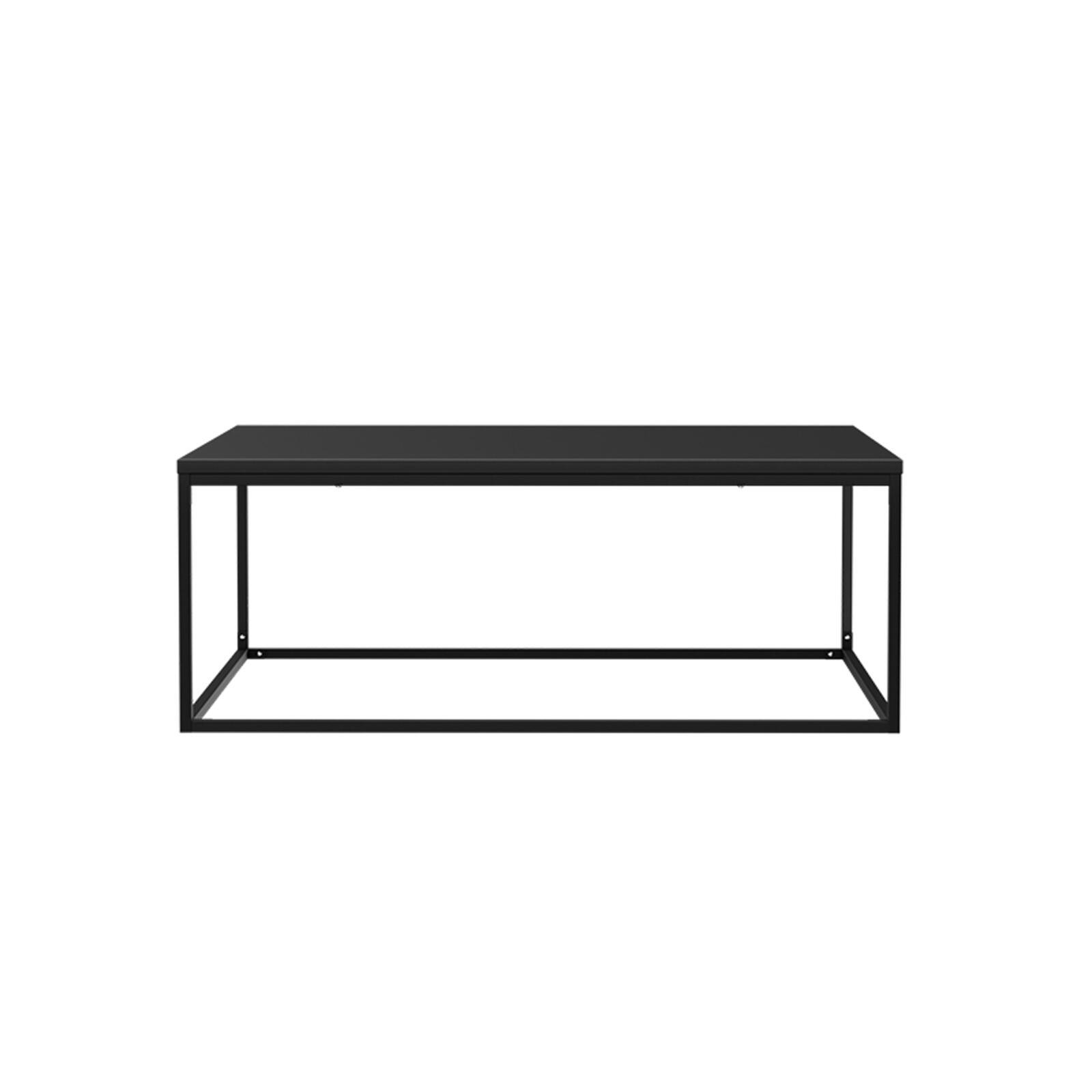 Couchtisch quadratisch, aus Metall, 120x40 cm