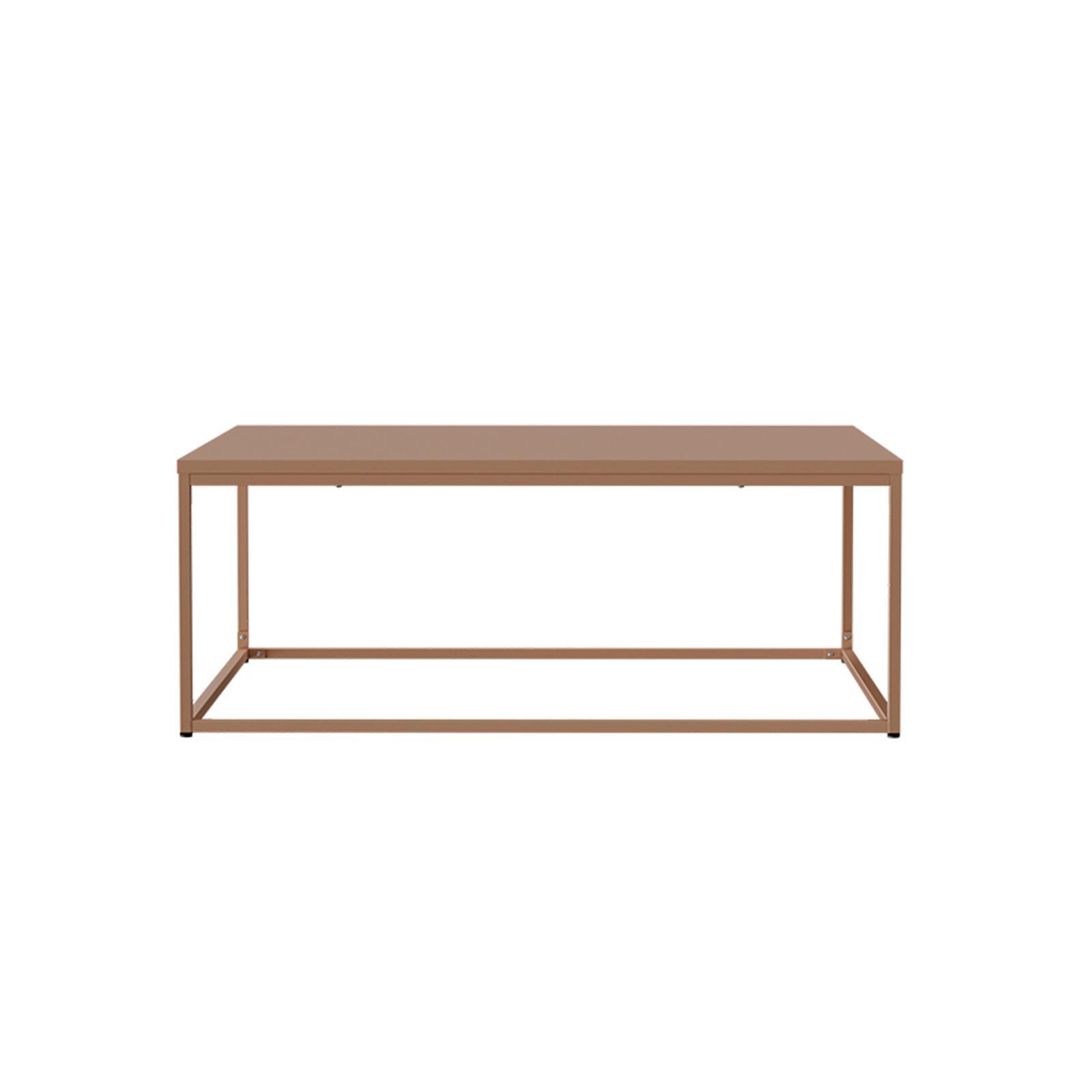 Couchtisch quadratisch, aus Metall, 120x40 cm