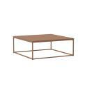 Couchtisch quadratisch, aus Metall, 120x40 cm