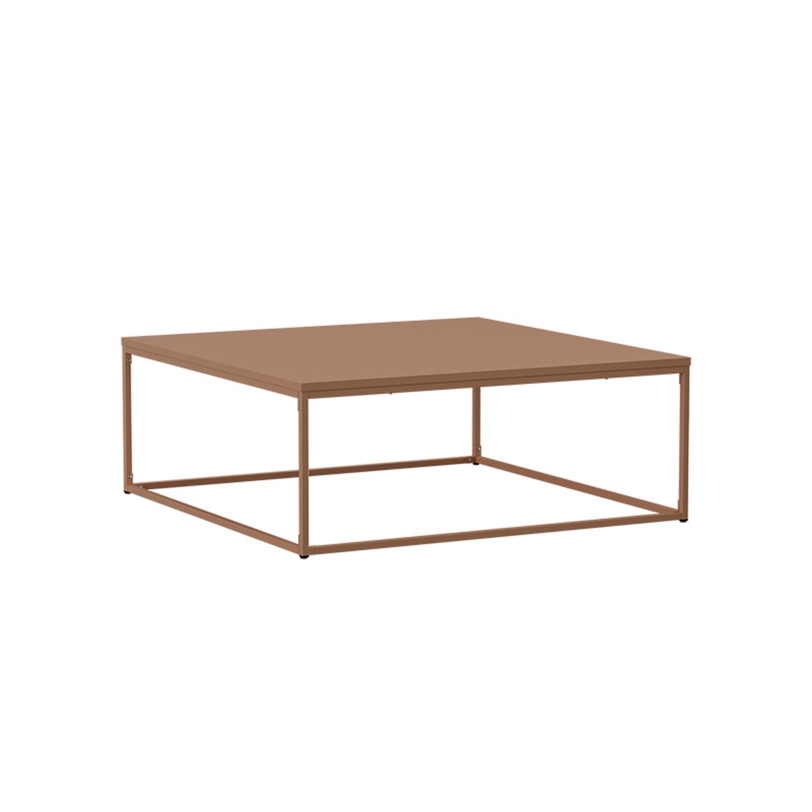 Couchtisch quadratisch, aus Metall, 120x40 cm