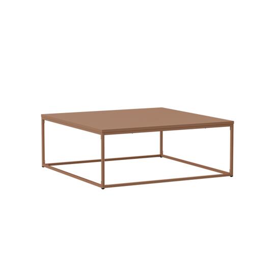 Couchtisch quadratisch, aus Metall, 120x40 cm | Oviala