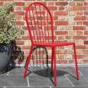 Gartenstuhl Pariser Bistro-Stil aus durchbrochenen Metall Design - Lifestyle