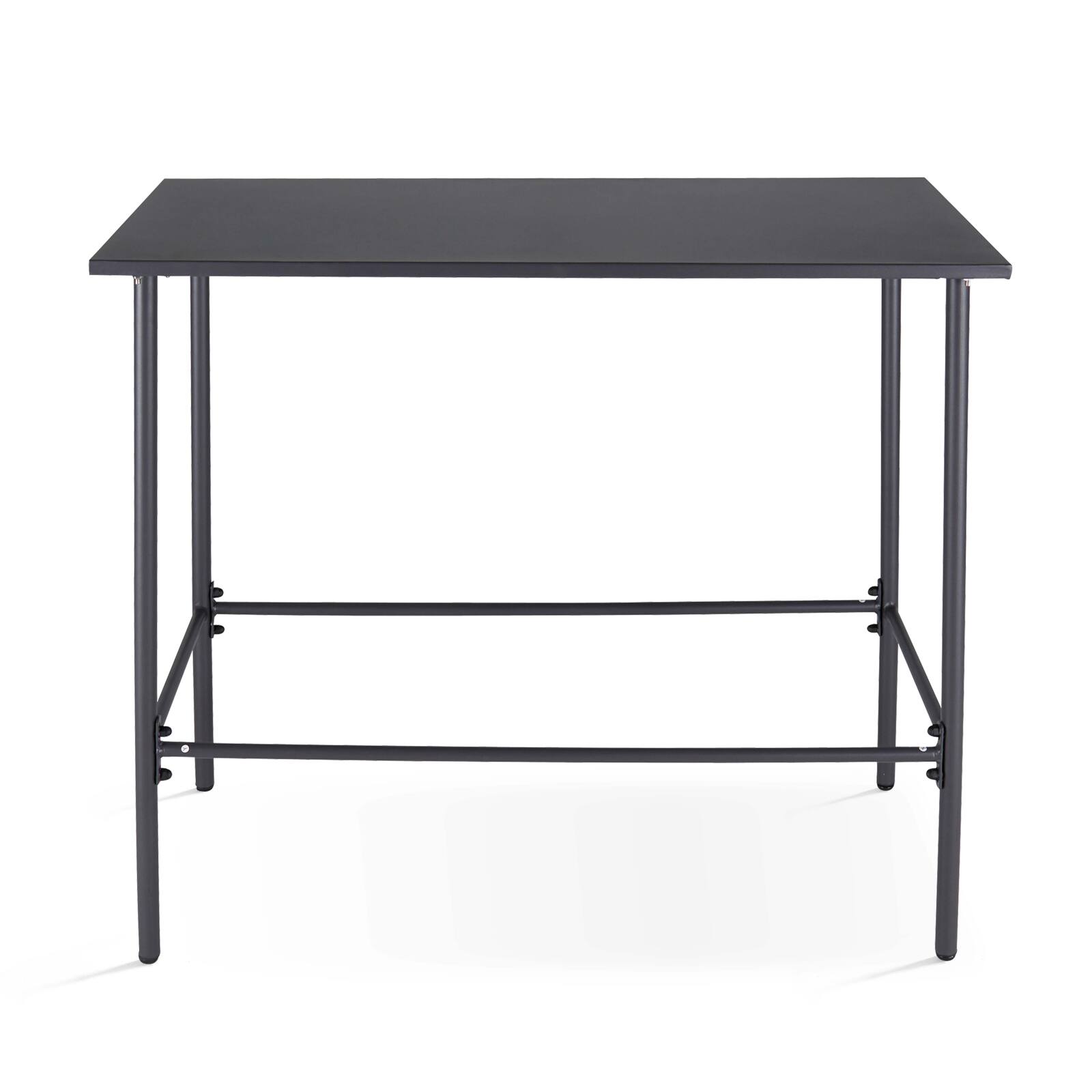 Hoher Garten-Hochtisch (120 x 60 x 105 cm) aus thermolackiertem Stahl 