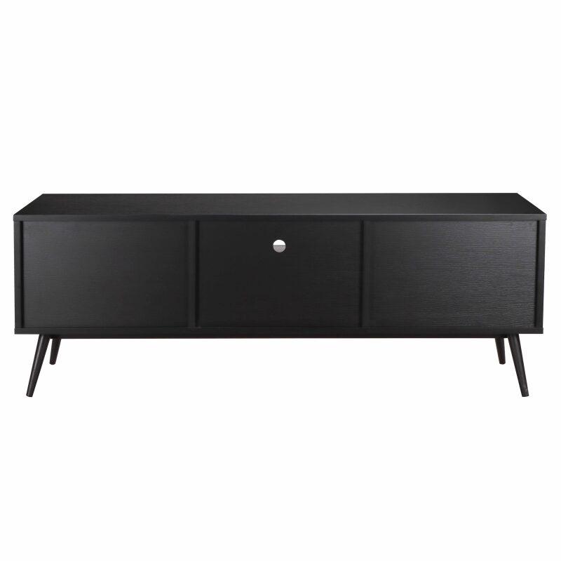 TV-Möbel aus hellem Holz und Weißeffekt 150 cm Skandinavischer