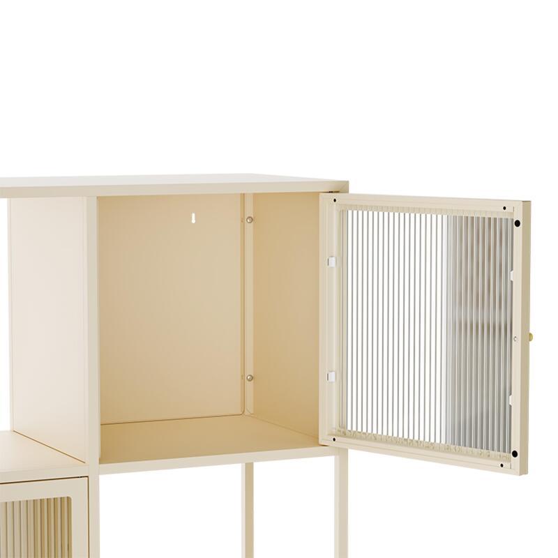 Büfett aus Metall, 3 Türen, 120 cm