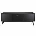 TV-Möbel aus schwarzer Holzeffekt 150 cm design