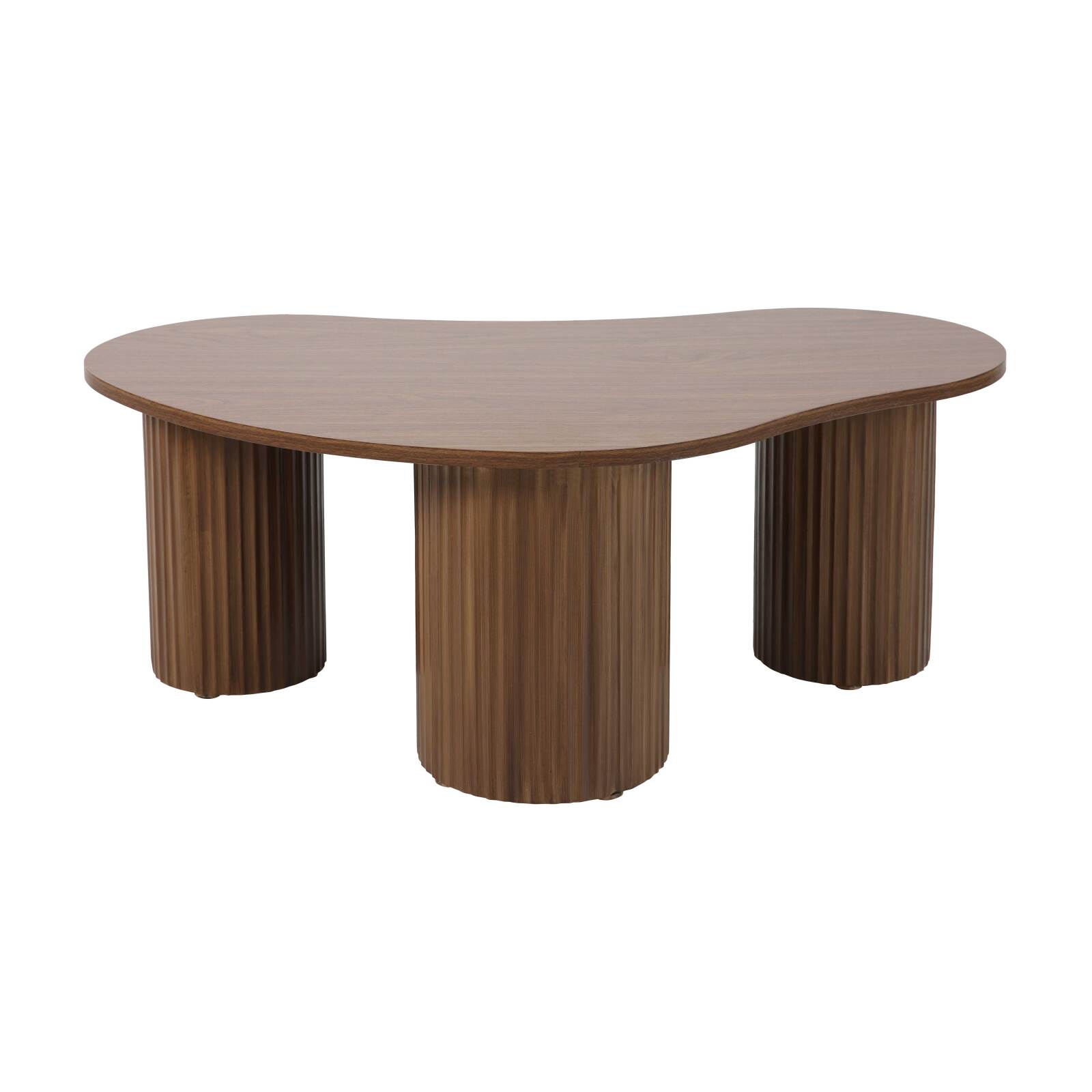 Couchtisch Design, mit organischer Form, 100x60 cm