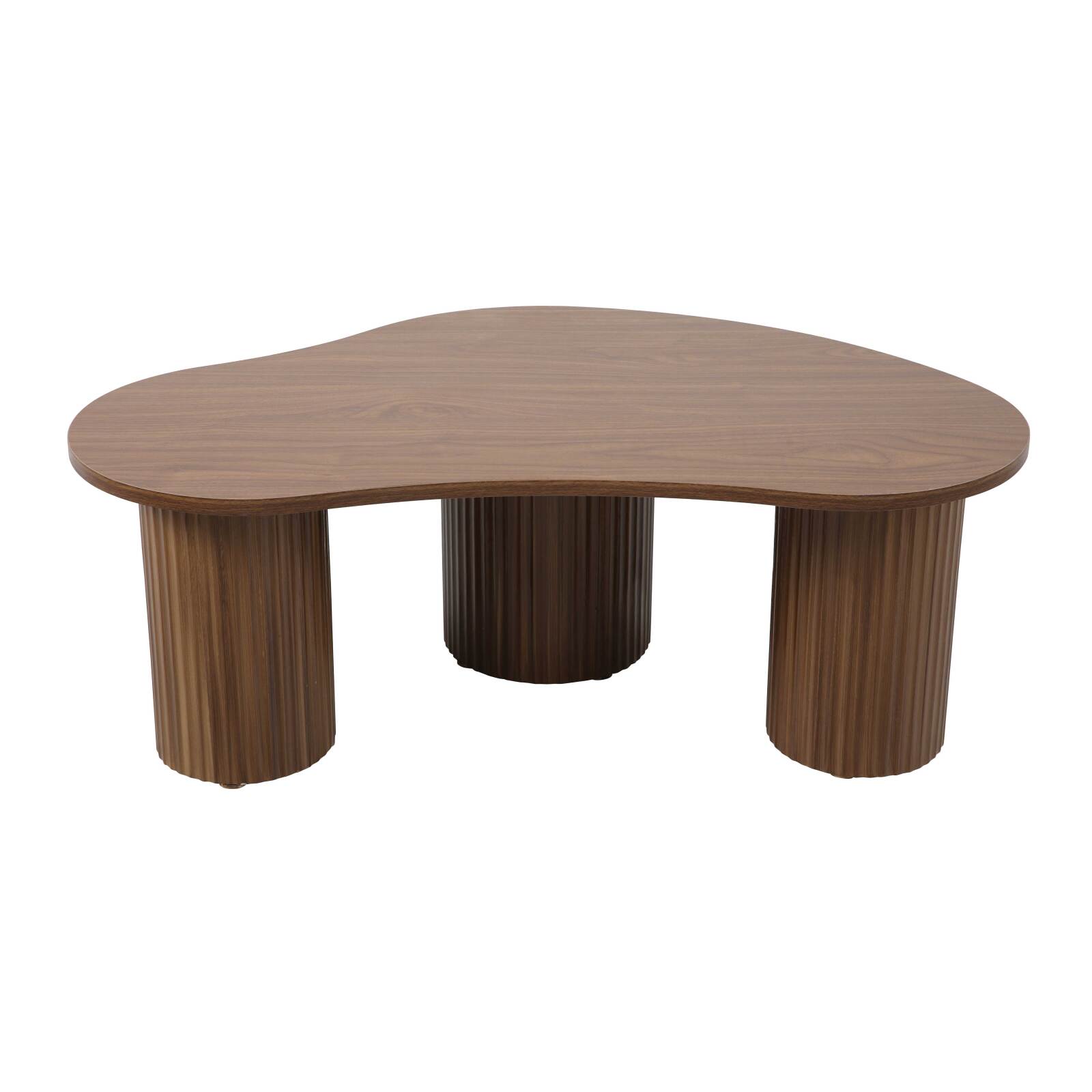 Couchtisch Design, mit organischer Form, 100x60 cm