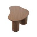 Couchtisch Design, mit organischer Form, 100x60 cm