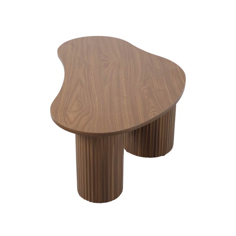 Couchtisch Design, mit organischer Form, 100x60 cm (4/6)
