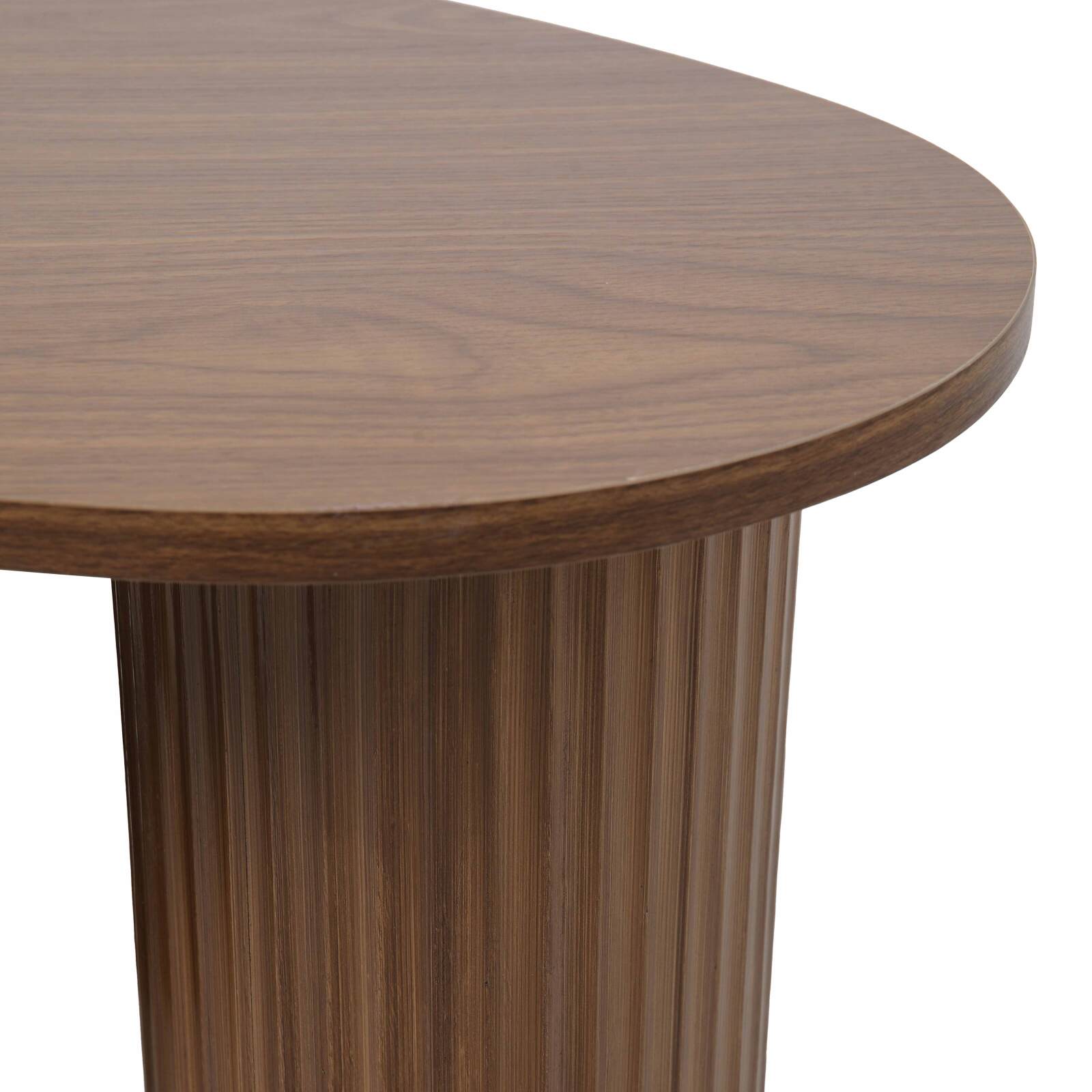 Couchtisch Design, mit organischer Form, 100x60 cm