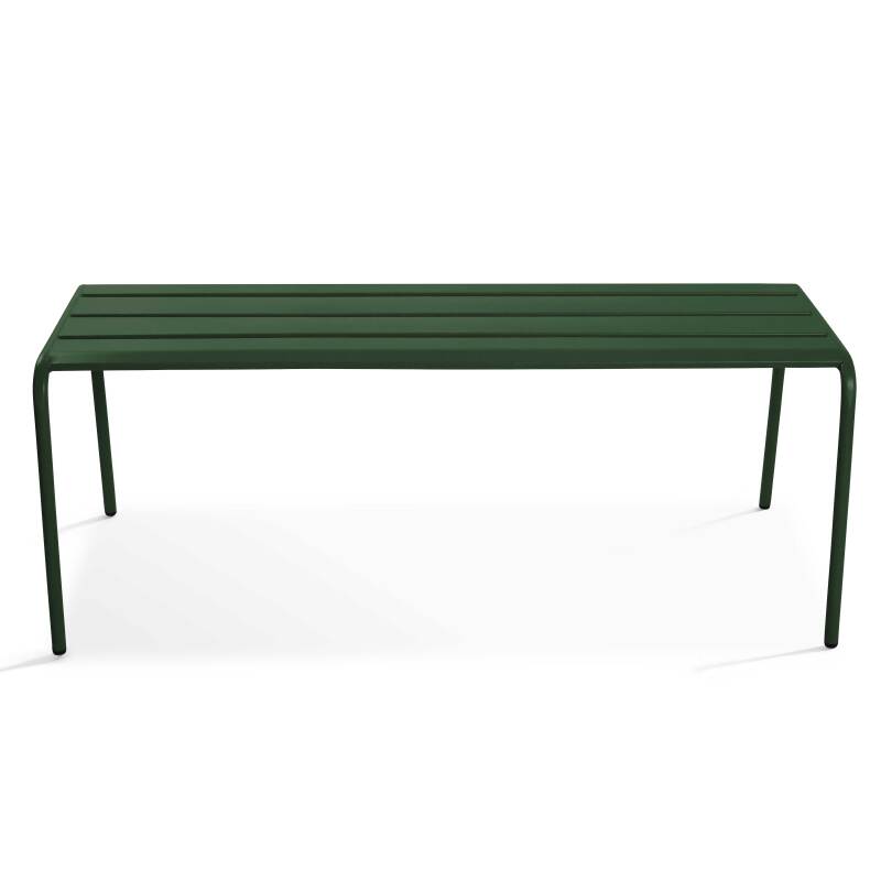 Gartenbank aus thermolackiertem Stahl