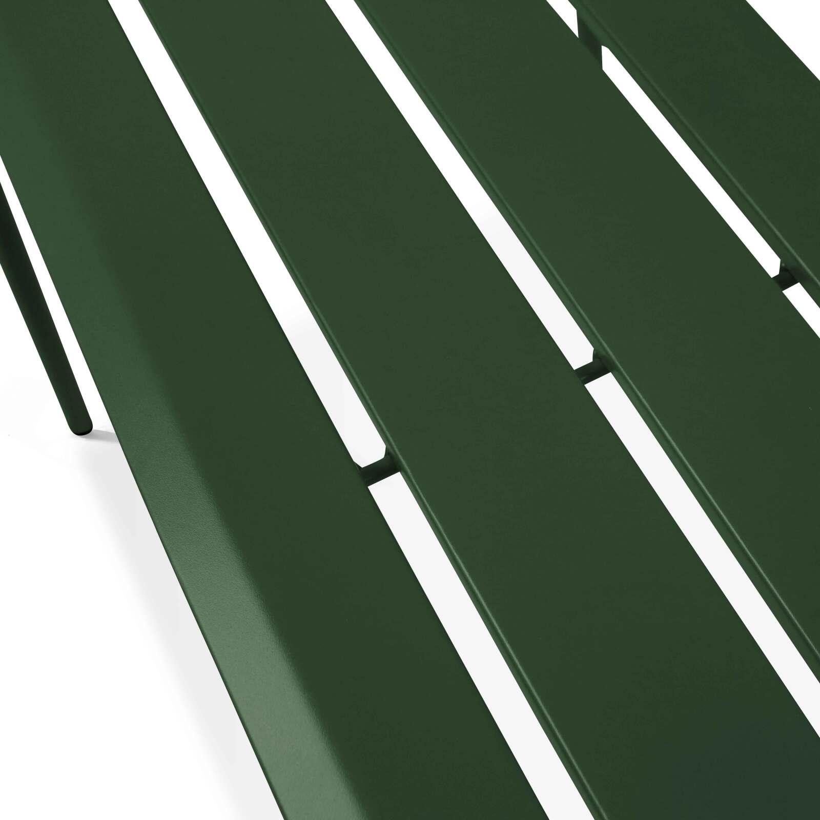 Gartenbank aus thermolackiertem Stahl