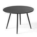 Nestbare runde Garten Couchtische Ø50 x 34 cm und Ø40 x 29,5 cm