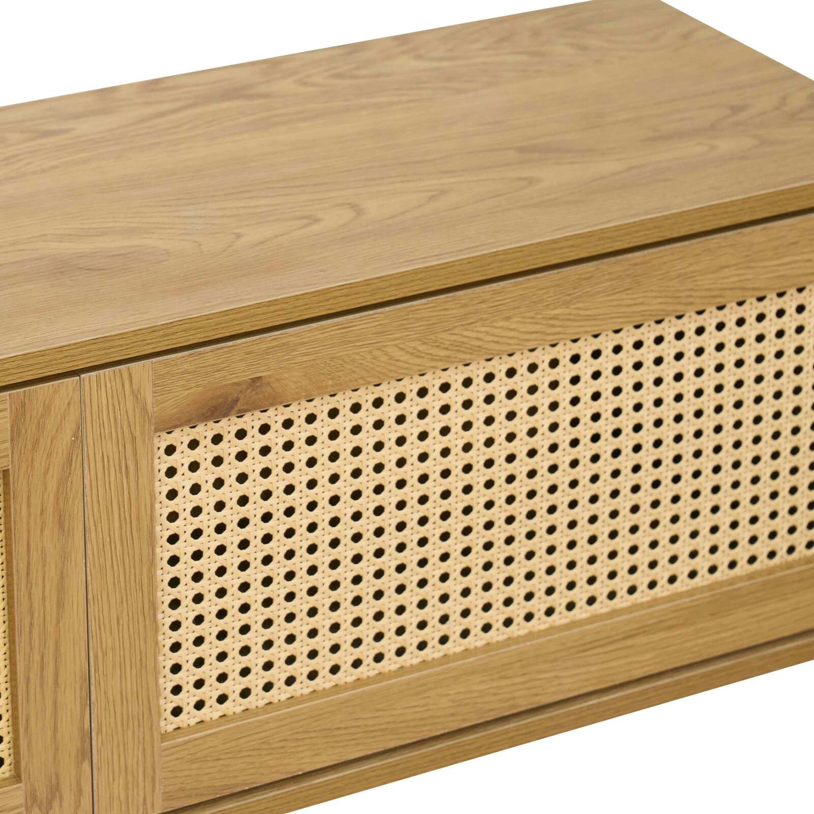 Hängendes TV-Möbel, heller Holzoptik,160 cm, Bohème-Stil