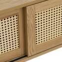 Hängendes TV-Möbel, heller Holzoptik,160 cm, Bohème-Stil