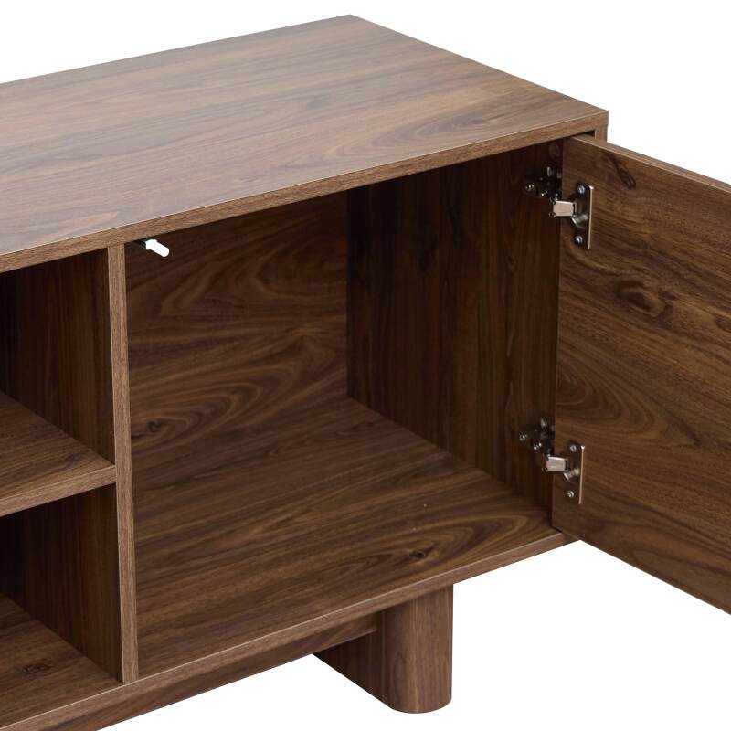 TV-Möbel, lHolzeffekt, 120 cm, skandinavischer Stil  