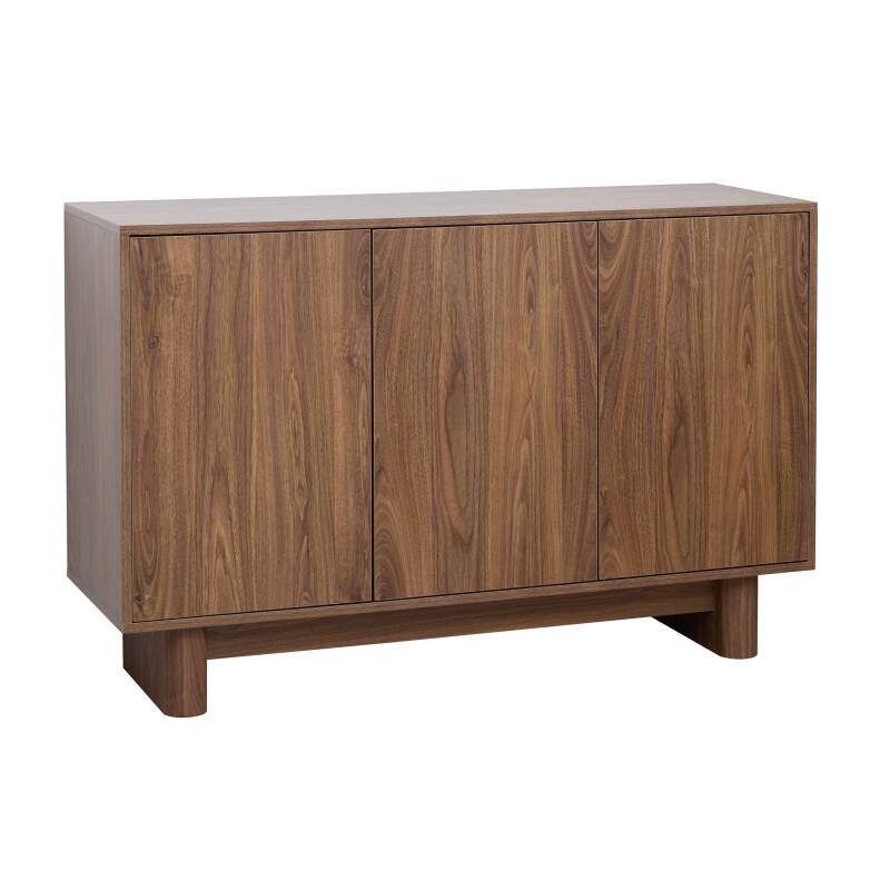 Büfett Holzoptik, Skandinavisches,  3 Türen,120 cm 