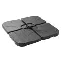 Mit Sand befüllbare Sonnenschirmplatten 24 kg
