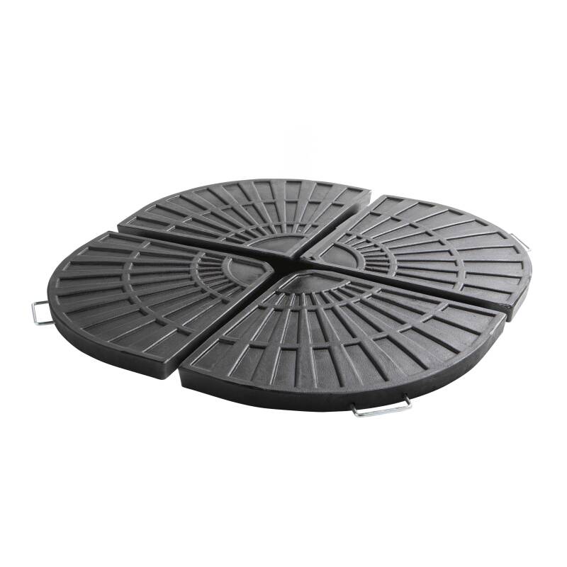 Set von 4 Sonnenschirmfliesen