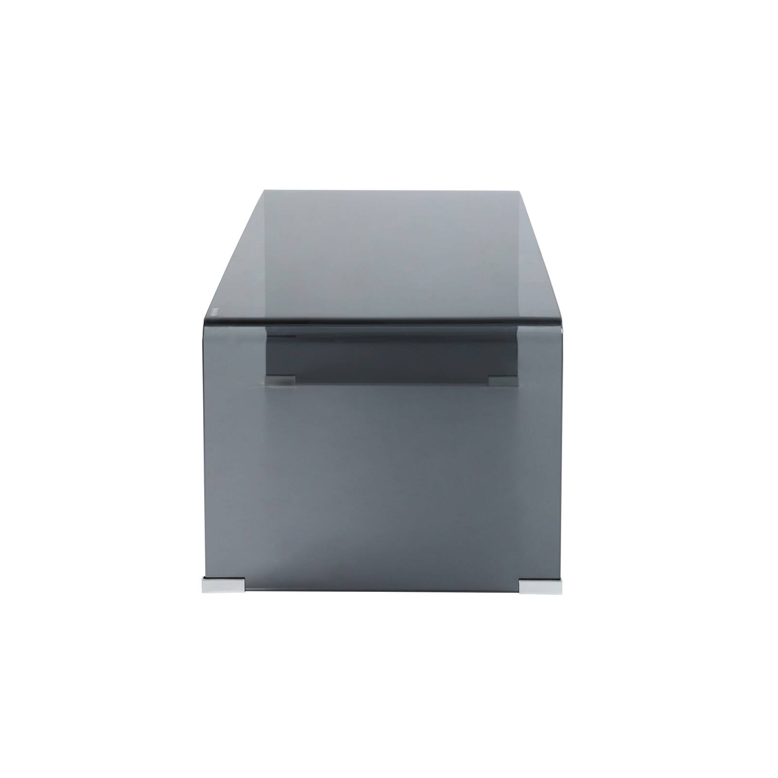 Couchtisch rechteckig, aus gehärtetem Glas, 110x50 cm