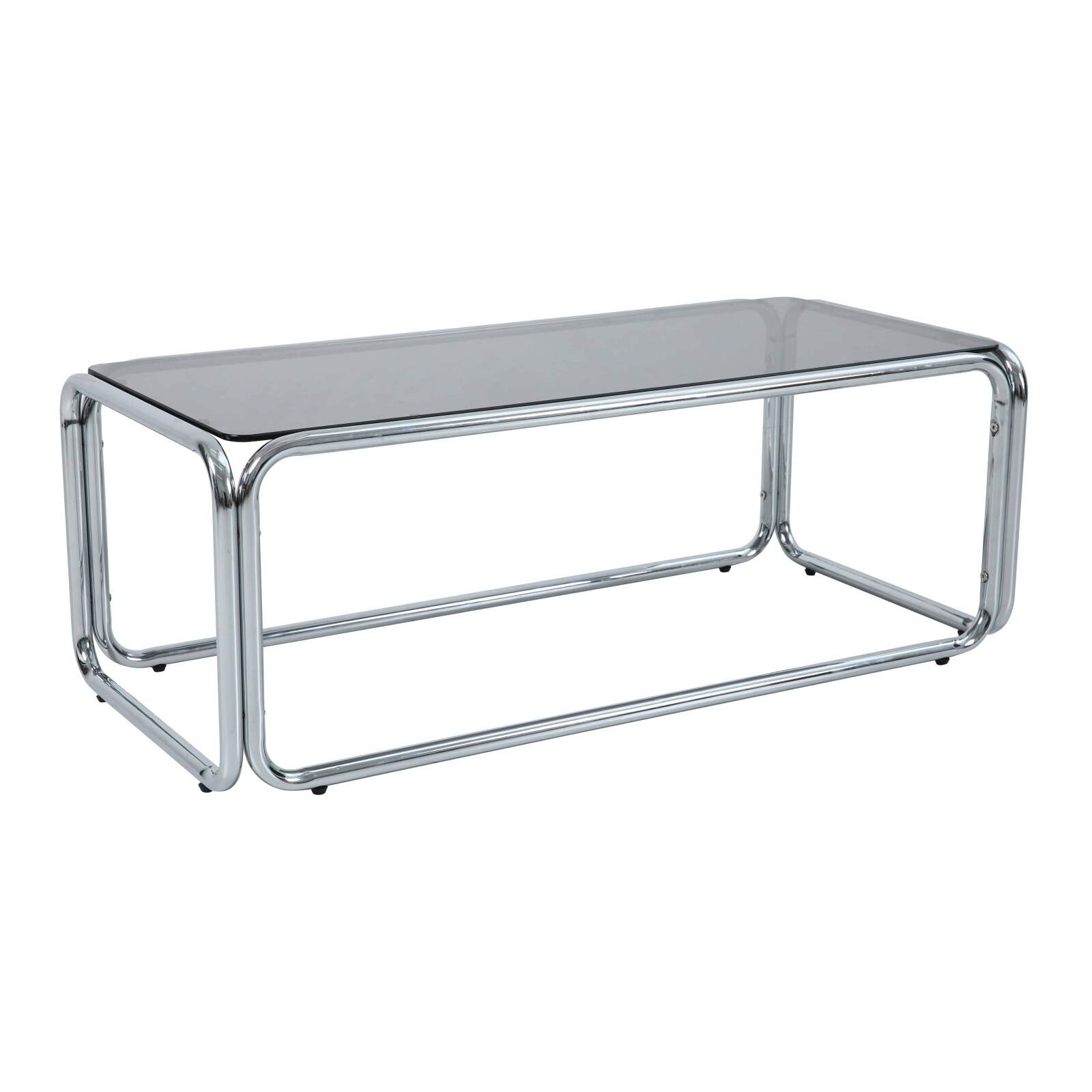 Couchtisch rechteckig, aus gehärtetem Glas, 110x50 cm