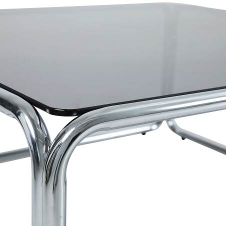 Couchtisch rechteckig, aus gehärtetem Glas, 110x50 cm (4/6)