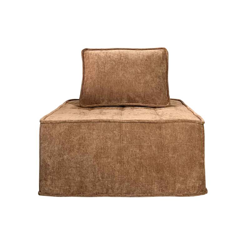 Sessel aus Stoff mit Kissen