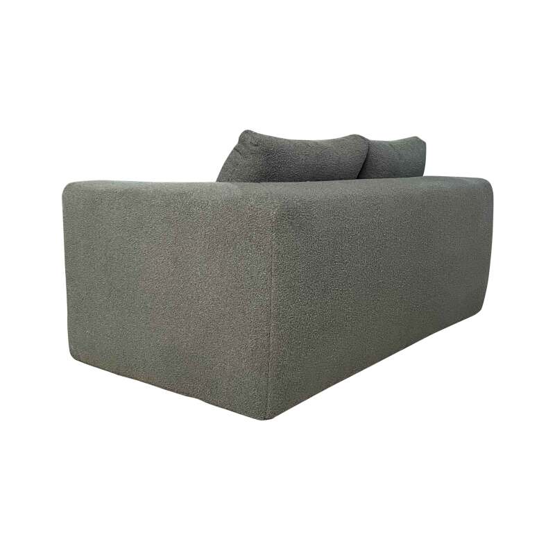 Sofa 2-Sitzer aus Frotteestoff mit Kissen (2/5)