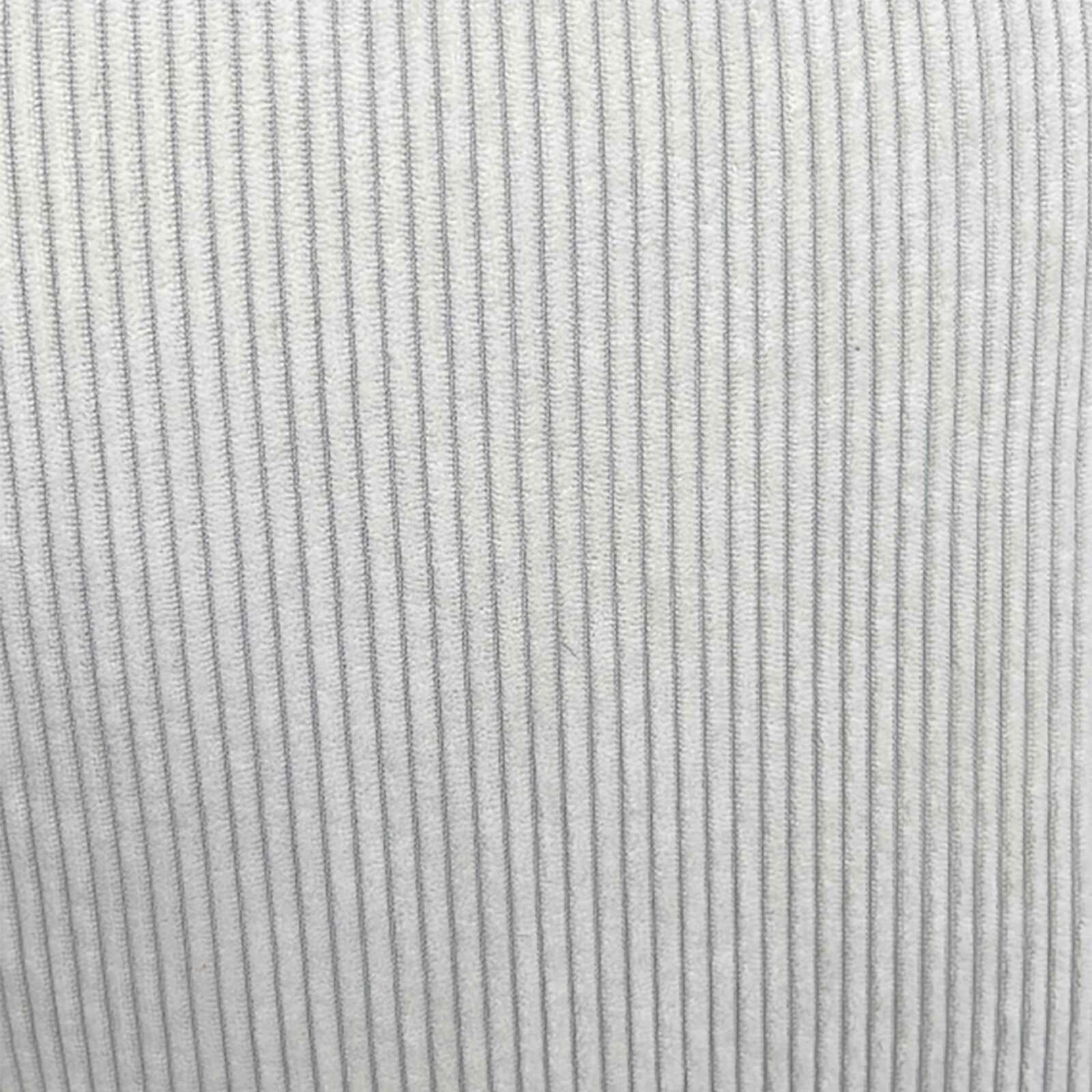 Sofa 2-Sitzer aus geripptem Stoff mit Kissen