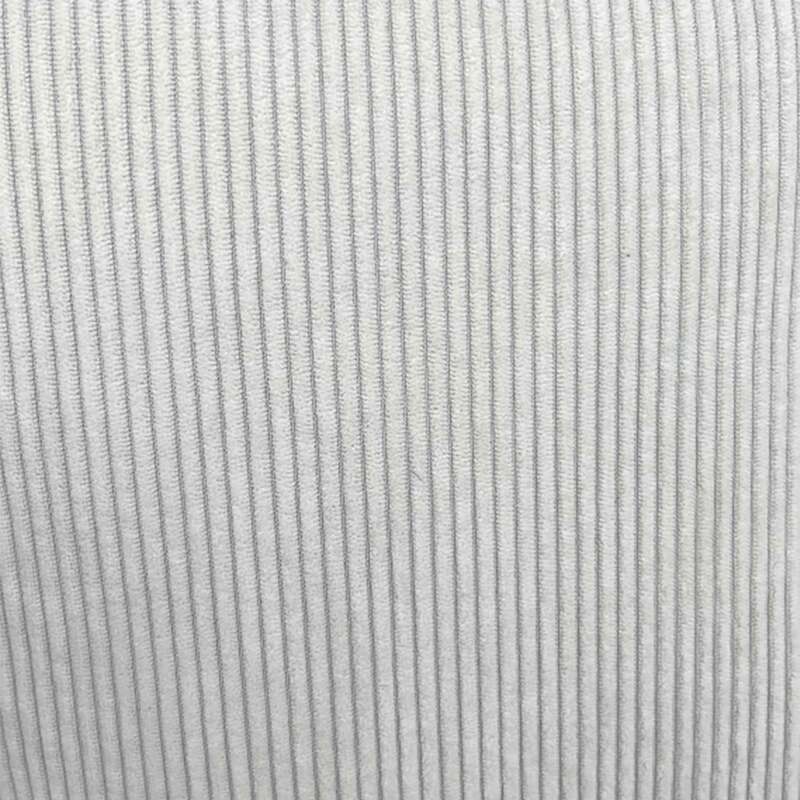 Sofa 2-Sitzer aus geripptem Stoff mit Kissen