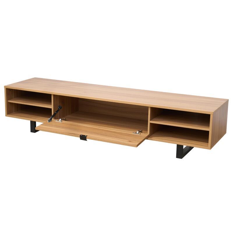 TV-Möbel in Holzoptik, 160 cm, industrieller Stil