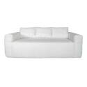 Sofa 3-Sitzer aus Frotteestoff mit Kissen