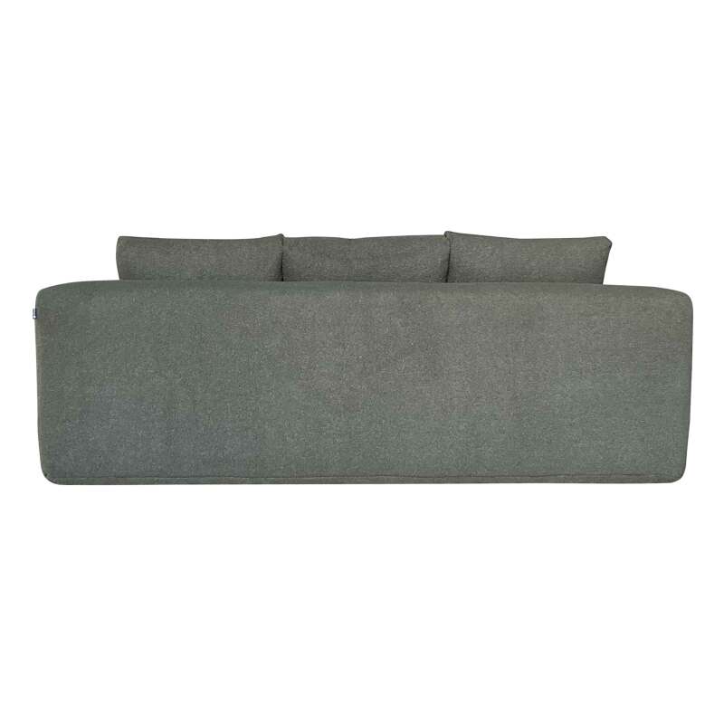 Sofa 3-Sitzer aus Frotteestoff mit Kissen (3/5)