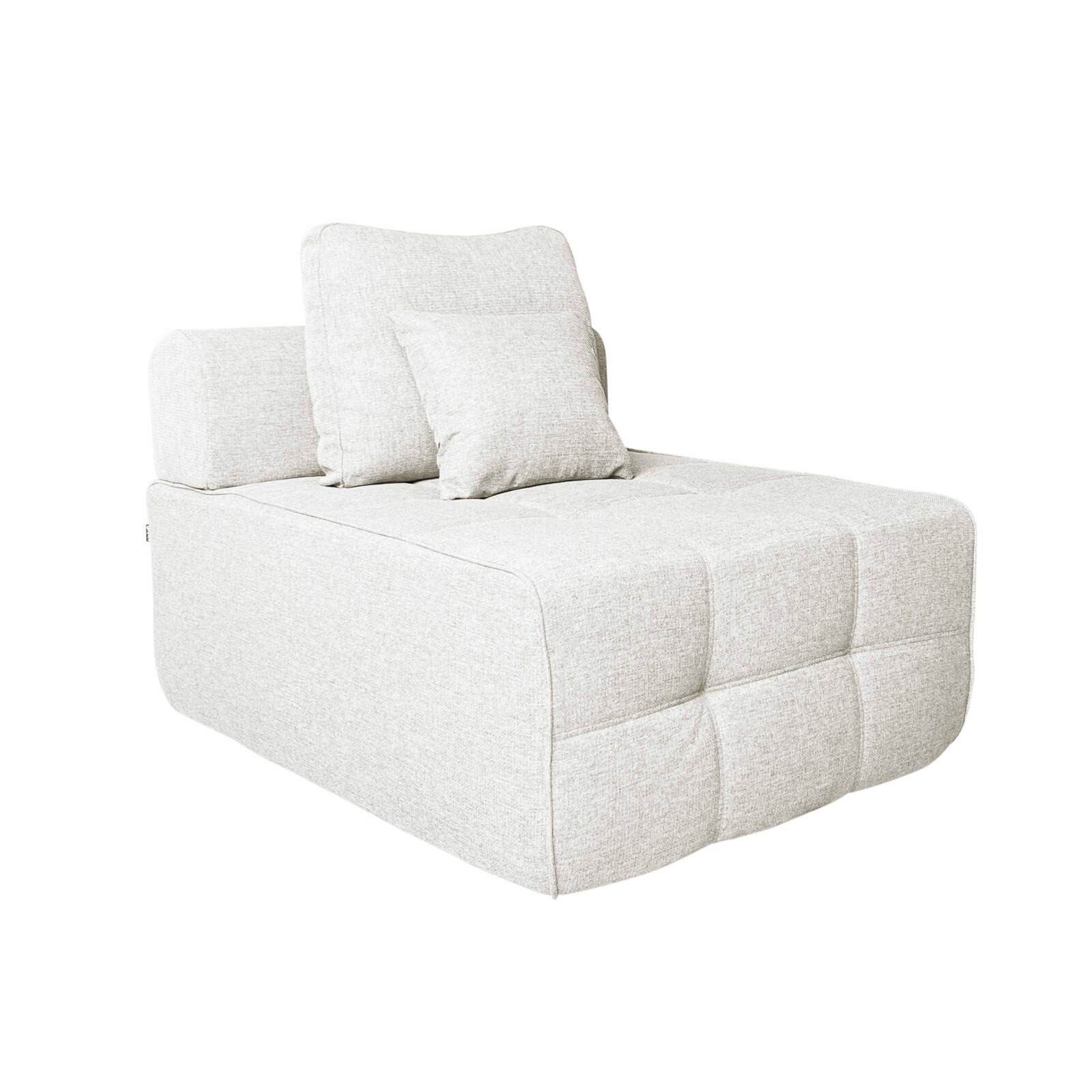 Mittelmodul 1-Sitzer- für Sofa aus Stoff mit Kissen Mittelmodul 1-Sitzer- für Sofa aus Stoff mit Kissen
